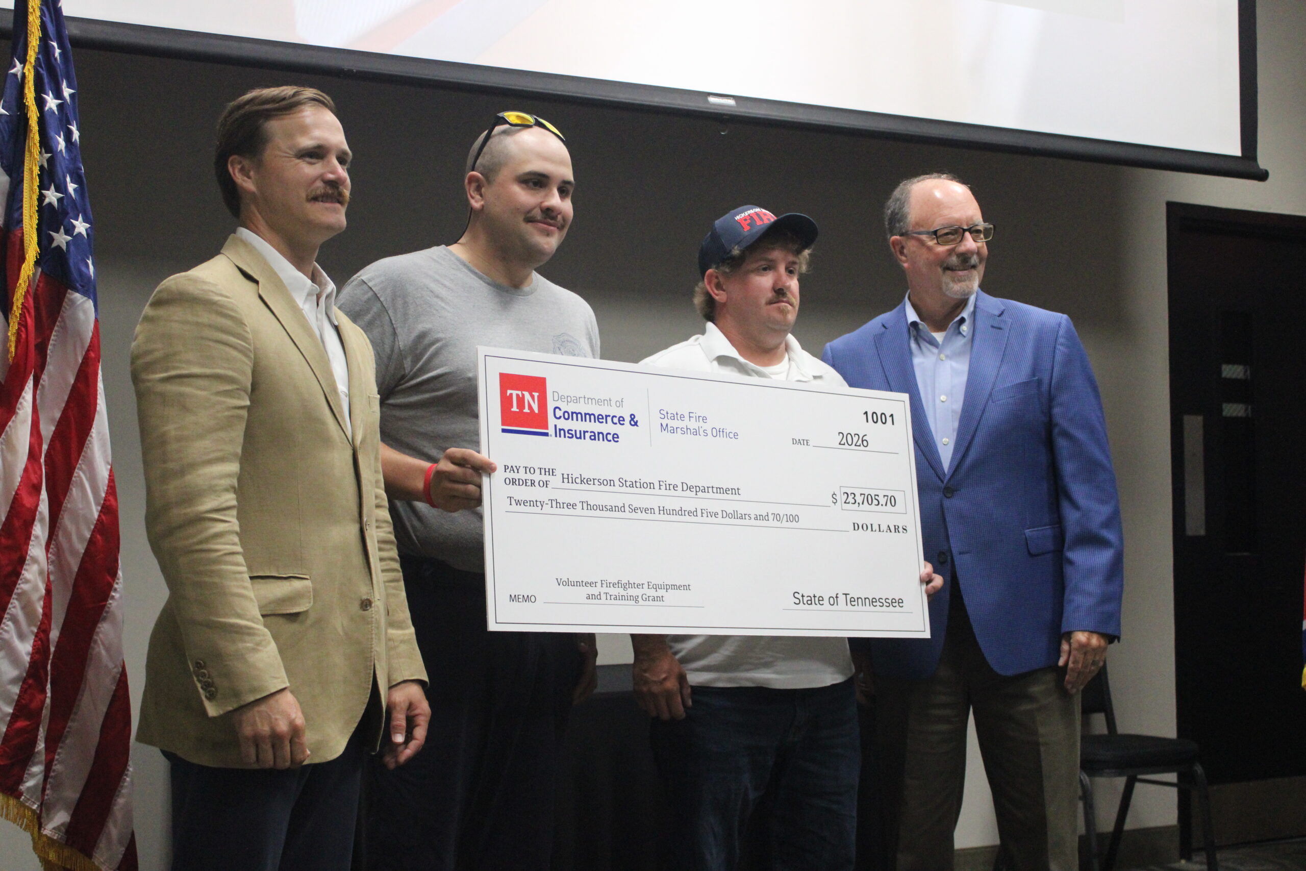 Hickerson VFD and County Rescue Squad receive grants from State Fire Marshal - Tullahoma News
