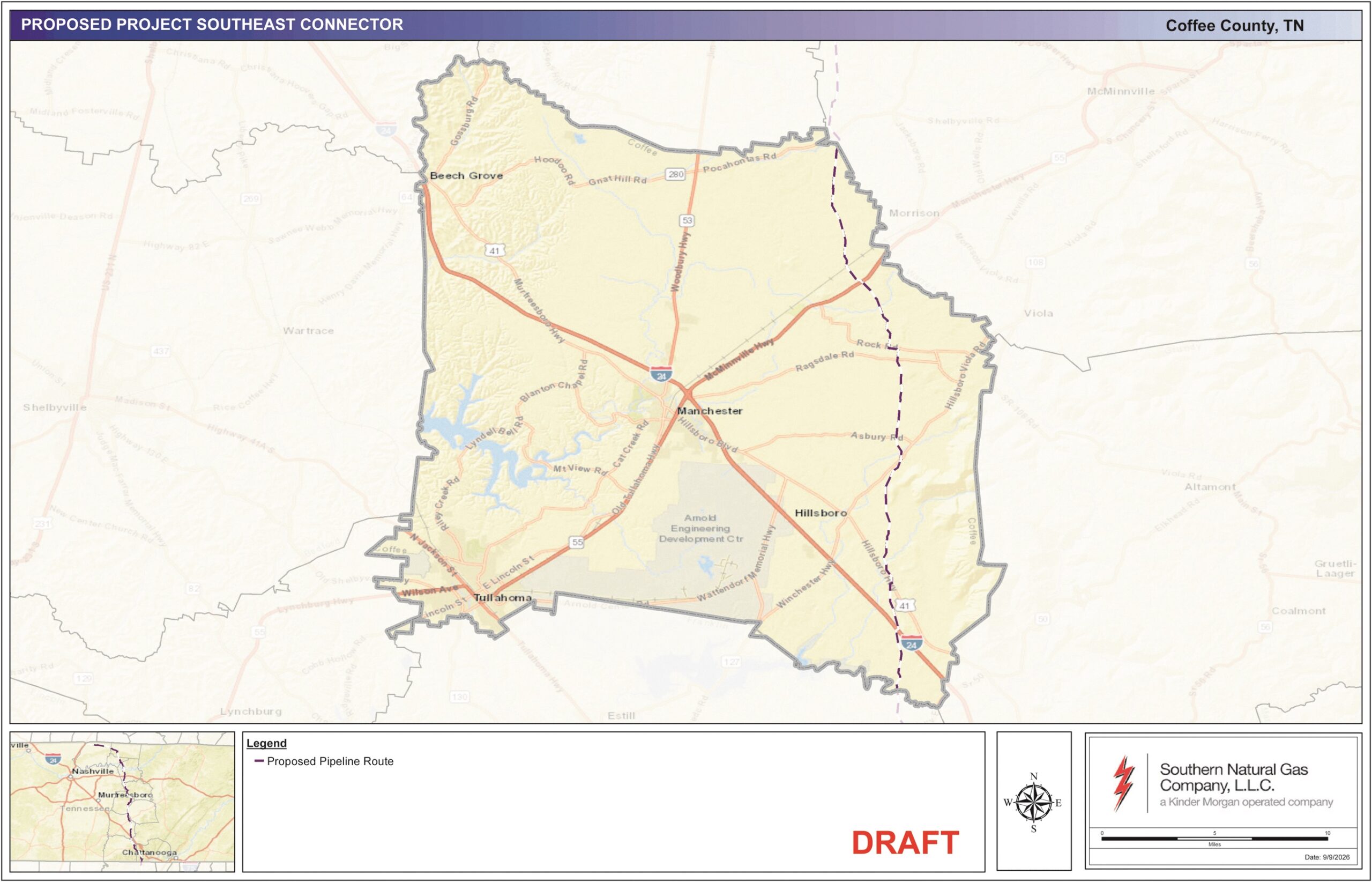 tullahomanews.com - John Coffelt - Natural gas pipeline to cross Coffee County - Tullahoma News